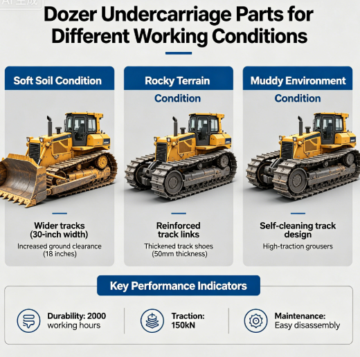 Dozer Undercarriage Parts for Different Working Condition