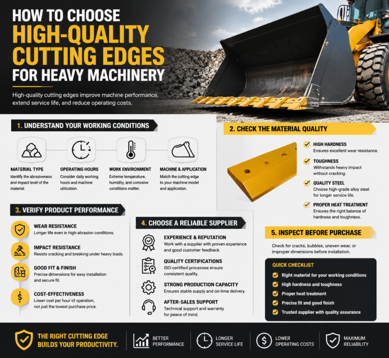 How to Choose High-Quality Cutting Edges for Heavy Machinery？