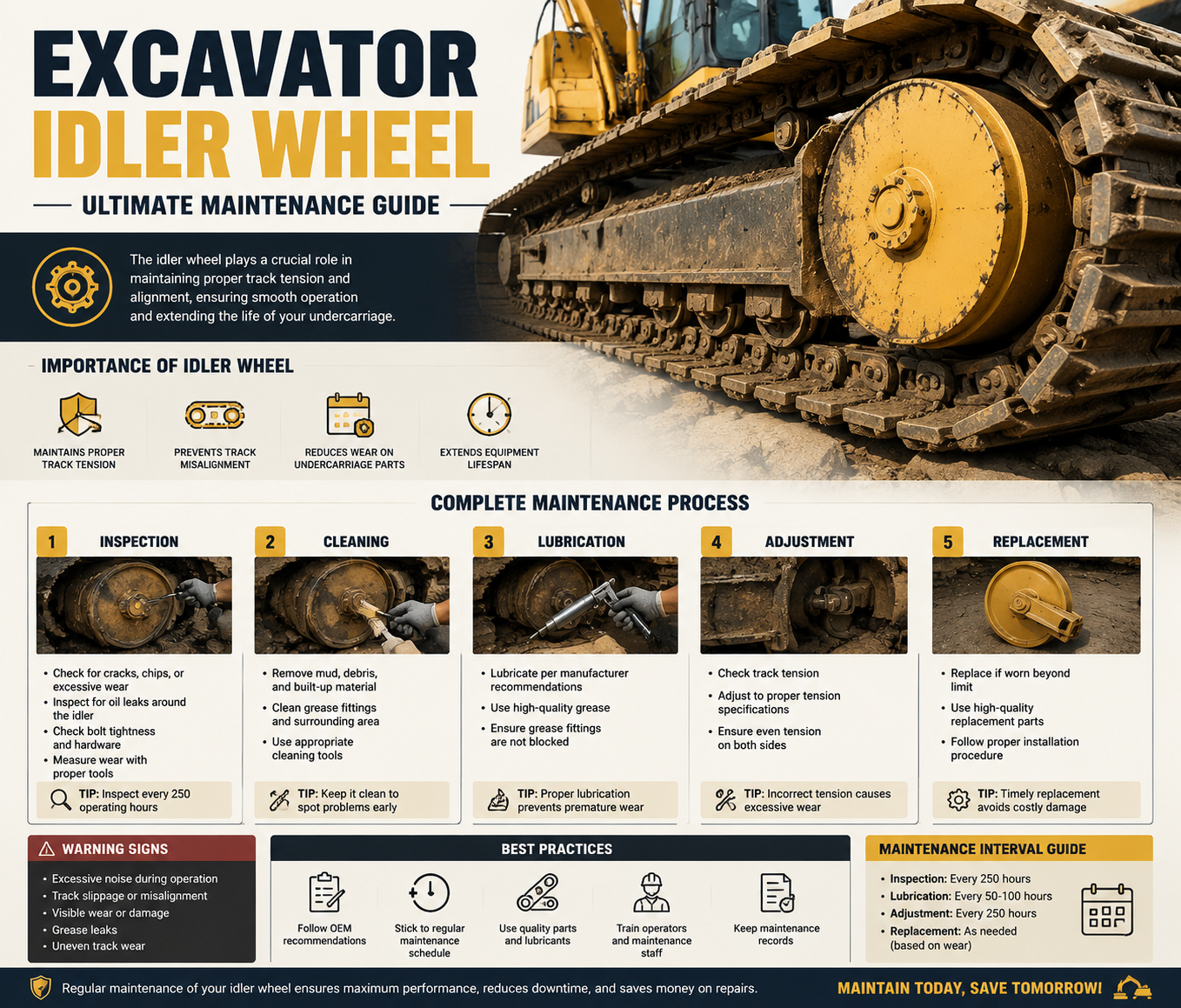 Excavator Idler Wheel Ultimate Maintenance Guide 2026
