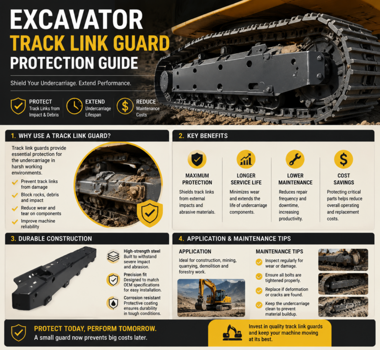 Excavator Track Link Guard Protection Guide 2026