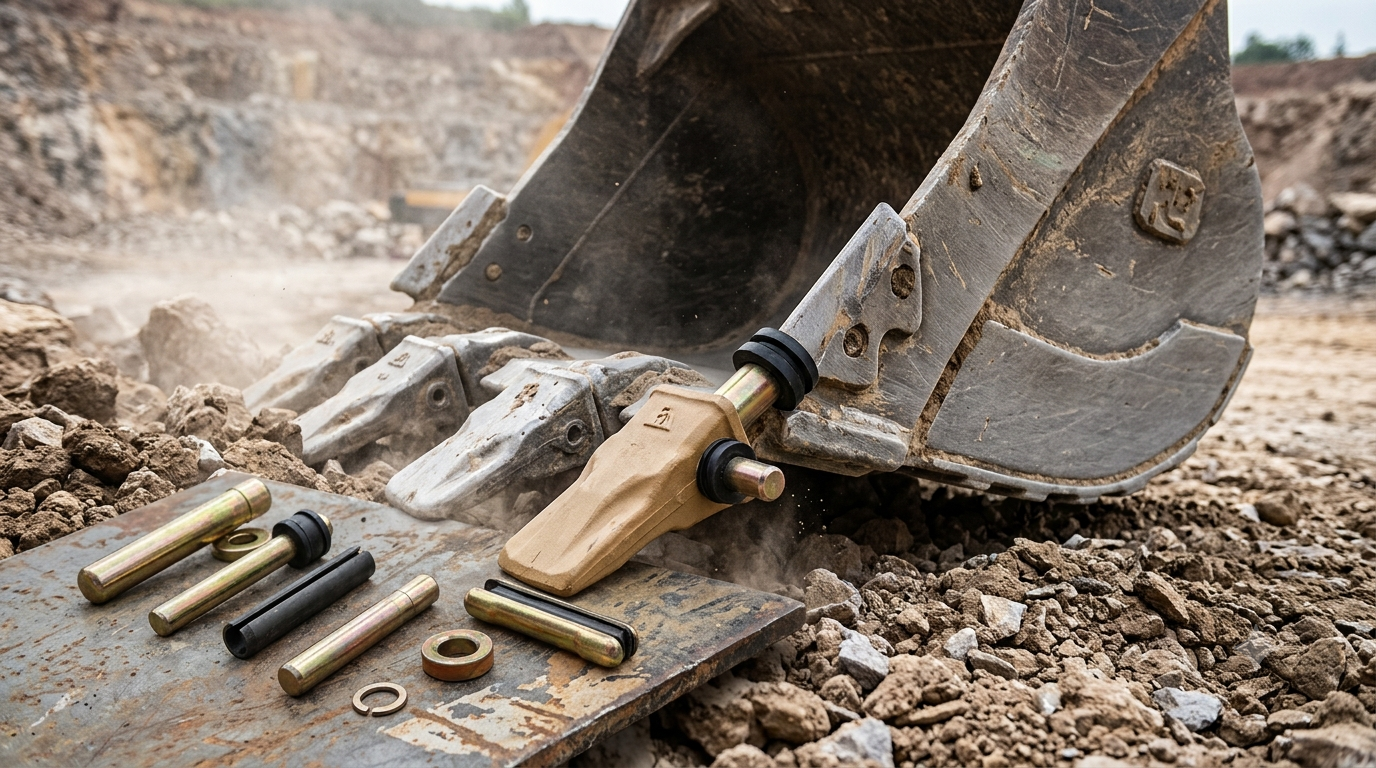 Durable Excavator Tooth Pins for Heavy-Duty Digging