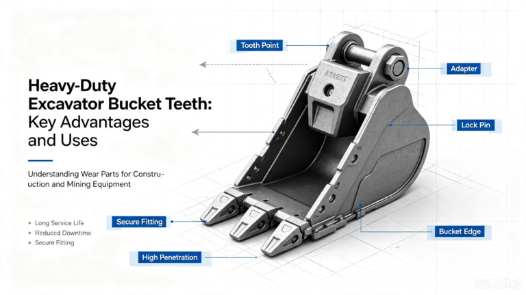 Heavy-Duty Excavator Bucket Teeth: Key Advantages and Uses