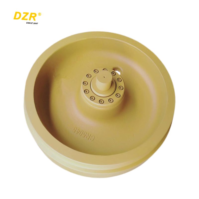 High Strength Bulldozer Front Idler For Dressta Td25m Dozer Parts