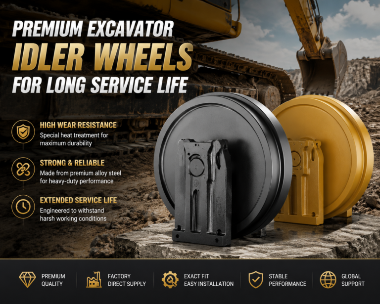 Long Life Excavator Idler Wheels From Xiamen Doozer