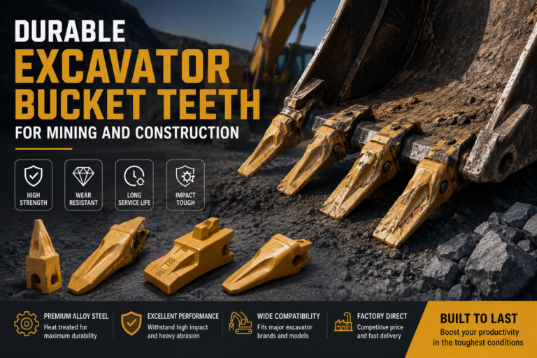 Durable Excavator Bucket Teeth for Mining and Construction
