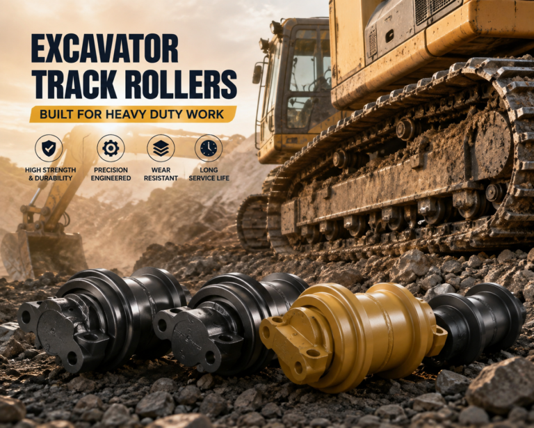 Excavator Track Rollers Built for Heavy Duty Work