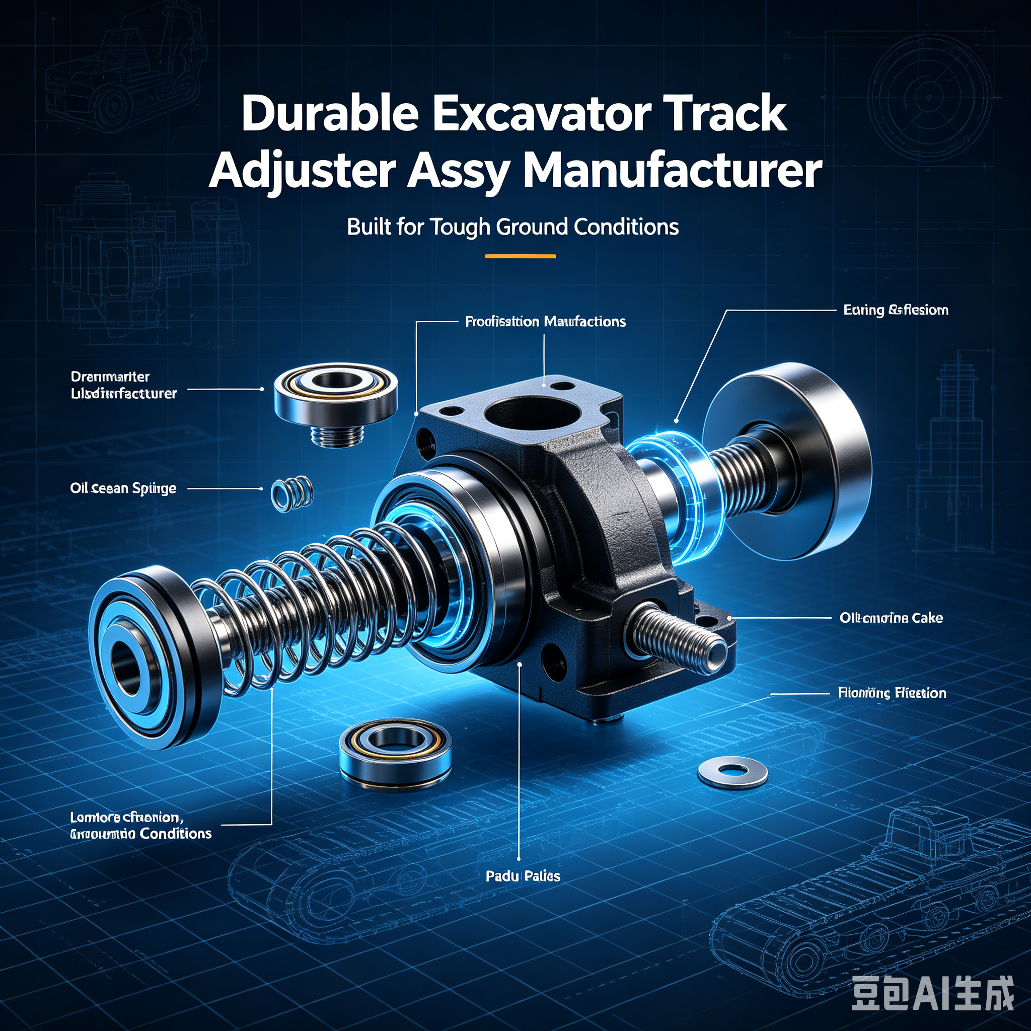 Durable Excavator Track Adjuster Assy Manufacturer