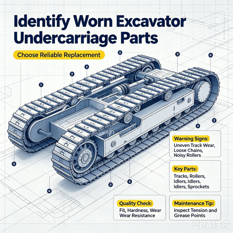 Identify Worn Undercarriage Parts and Choose Reliable Replacement