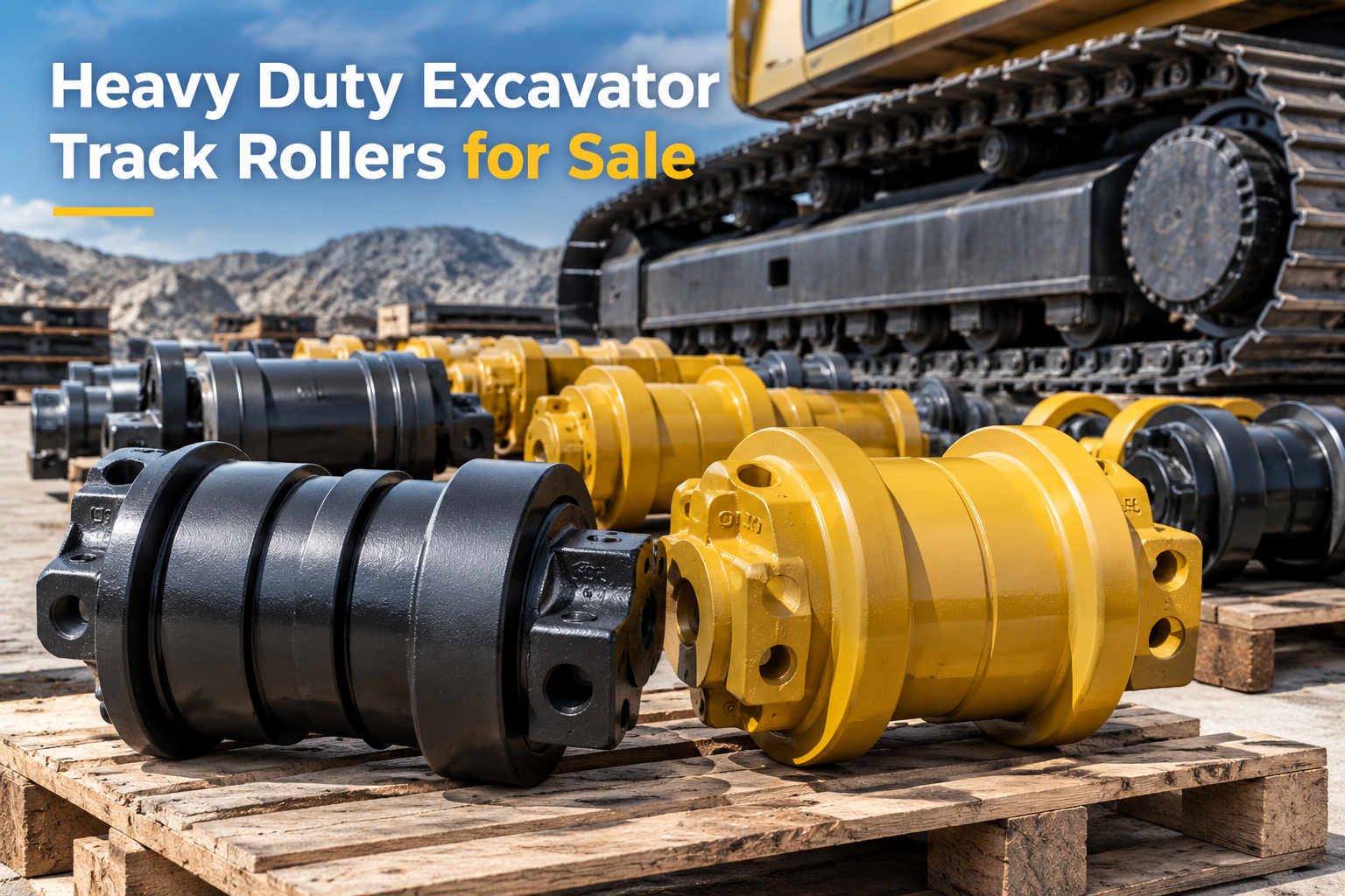 Heavy Duty Excavator Track Rollers for Sale